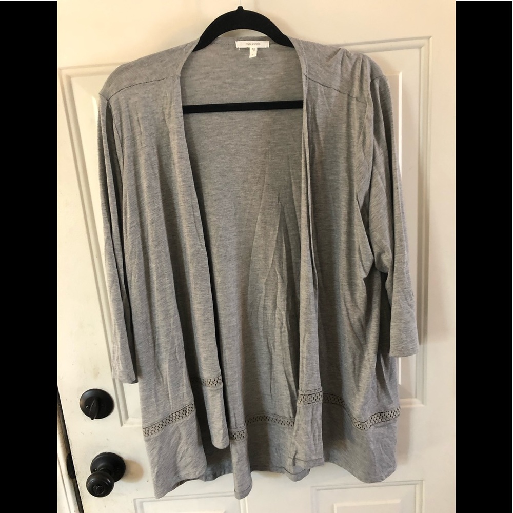 Gray Cardigan